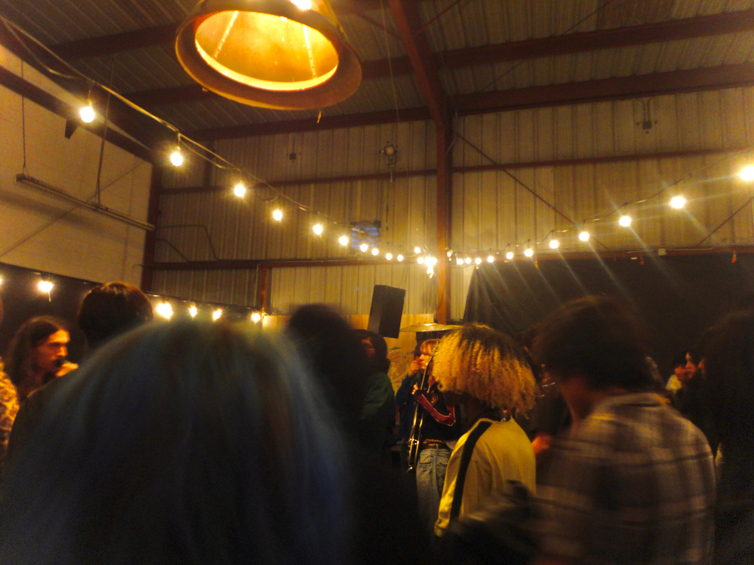 coded show: febuary&#39;s first day back @ the shed in dtla 11.22.2024 pictured (kinda): &quot;aplacewevealwaysbeen&quot;