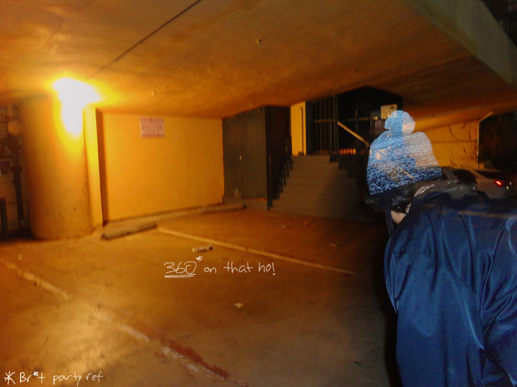 reclaiming this frat house : this is where the traumatic week 0 party happened. "shuv this!" lolol