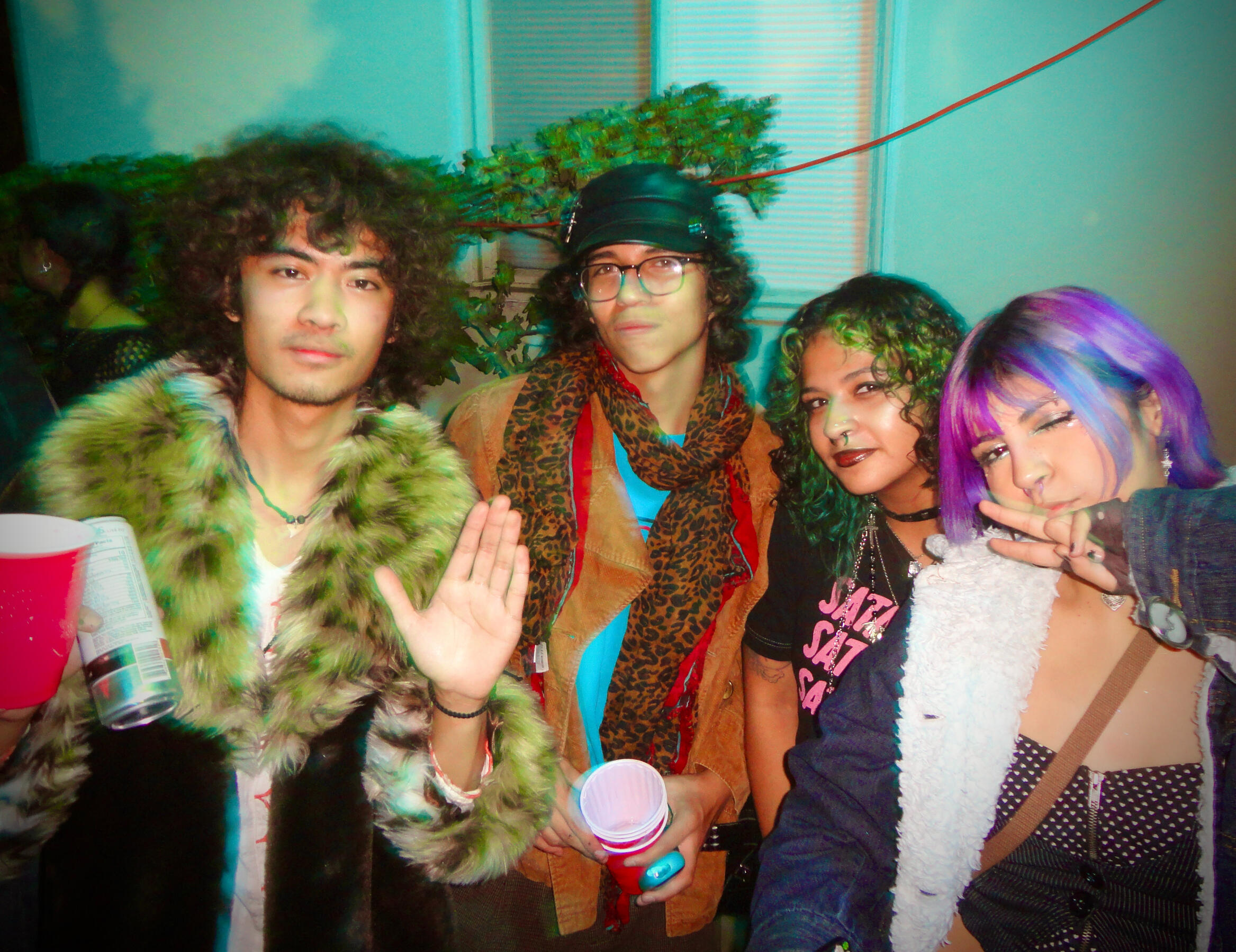 sean, ovo, danica, isuh ^ . ^ (you can see the gigantic extension cord that kept the party running lolol) 11.22.2024