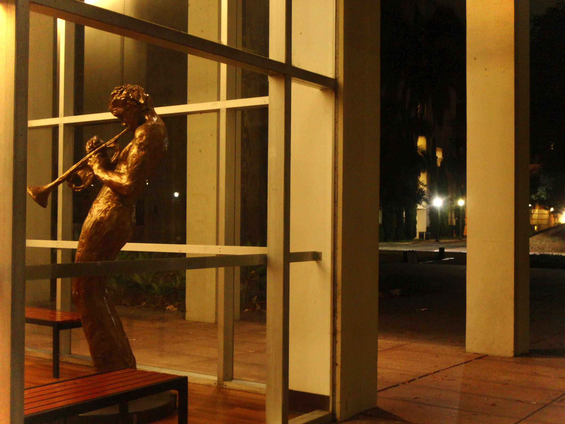 herb alpert school of music. sculpture by the man himself! 9.25.2024